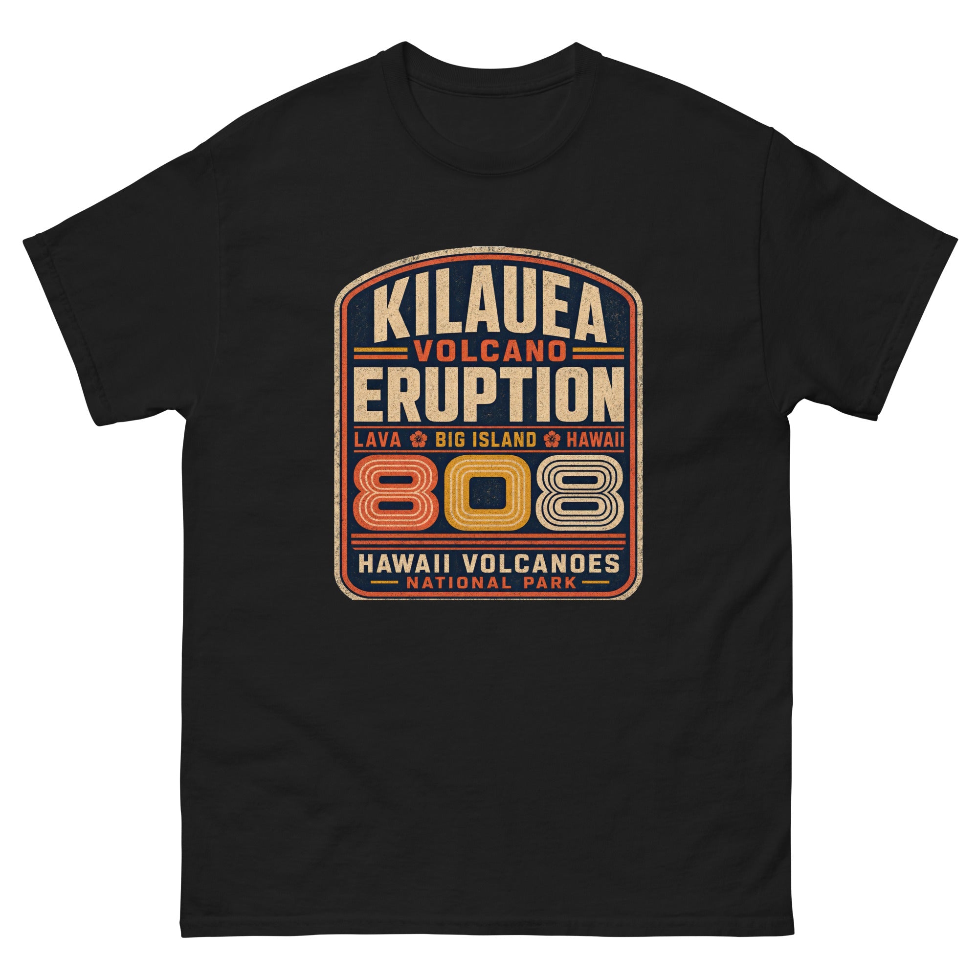 Kilauea Volcano Hawaiian t-shirt celebrating Hawaiʻi Island, the Big Island