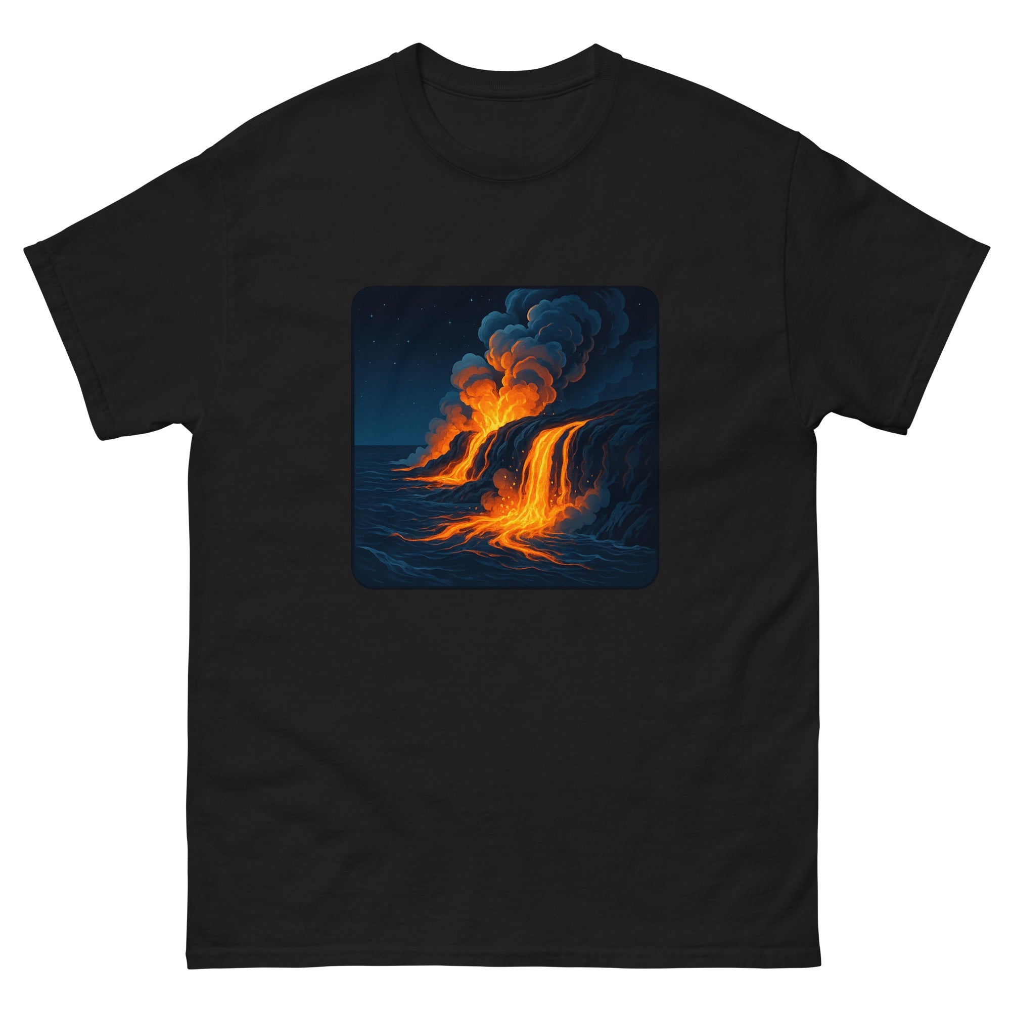Big Island Tees - volcano lava glow scene