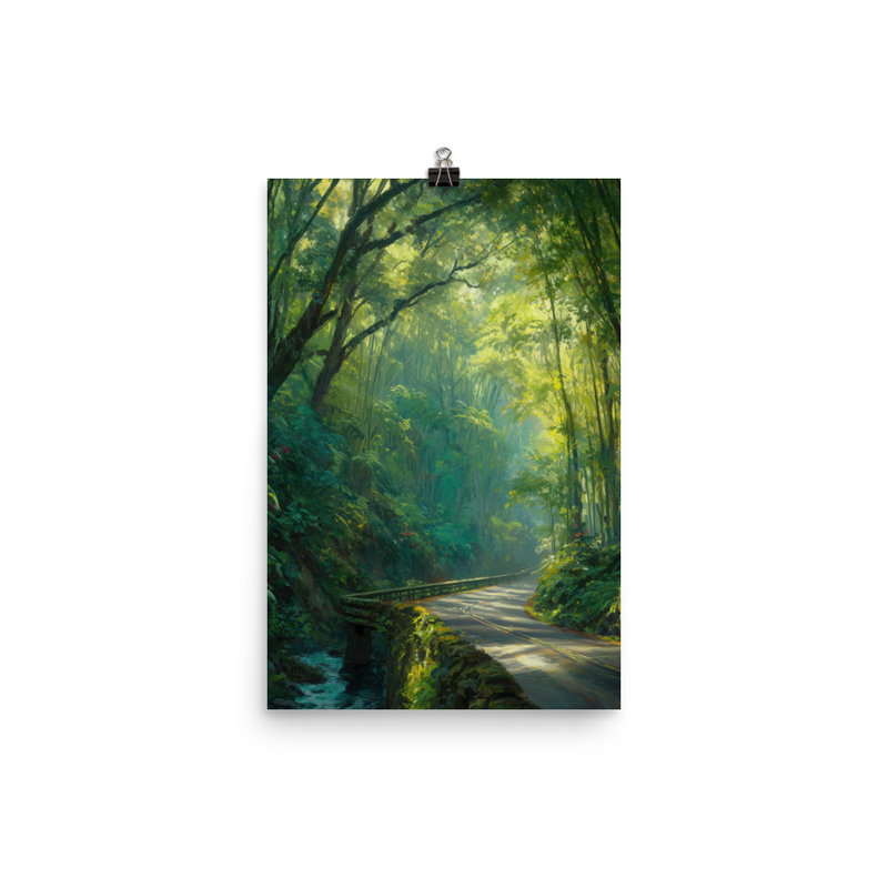 Road to Hana 2 — 12″×18″ poster mockup