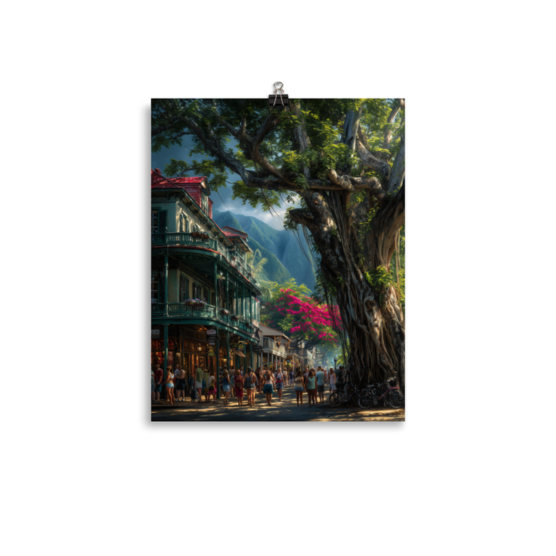 Lahaina 1 — 11″×14″ poster mockup