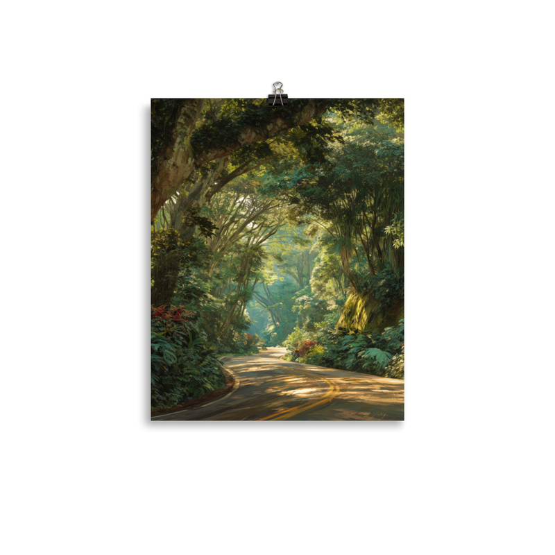 Road to Hana 3 — 11″×14″ poster mockup