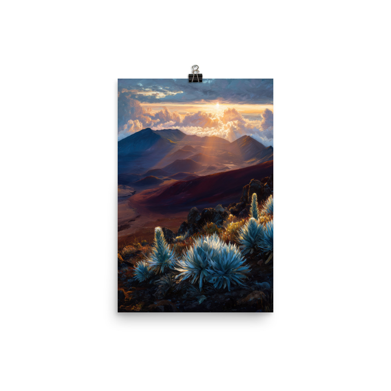 Haleakala Sunrise 2 — 12″×18″ poster mockup