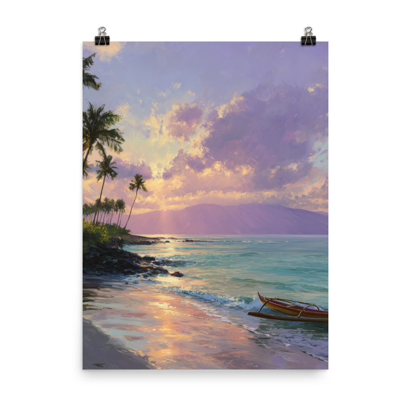 Wailea Beach 3 — 18″×24″ poster mockup