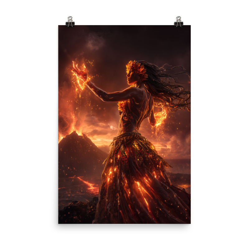 Pele 2 — 24″×36″ poster mockup