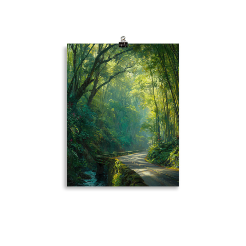 Road to Hana 2 — 11″×14″ poster mockup
