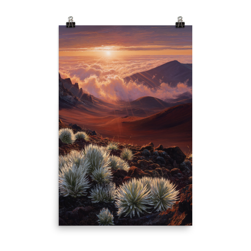 Haleakala Sunrise 1 — 24″×36″ poster mockup