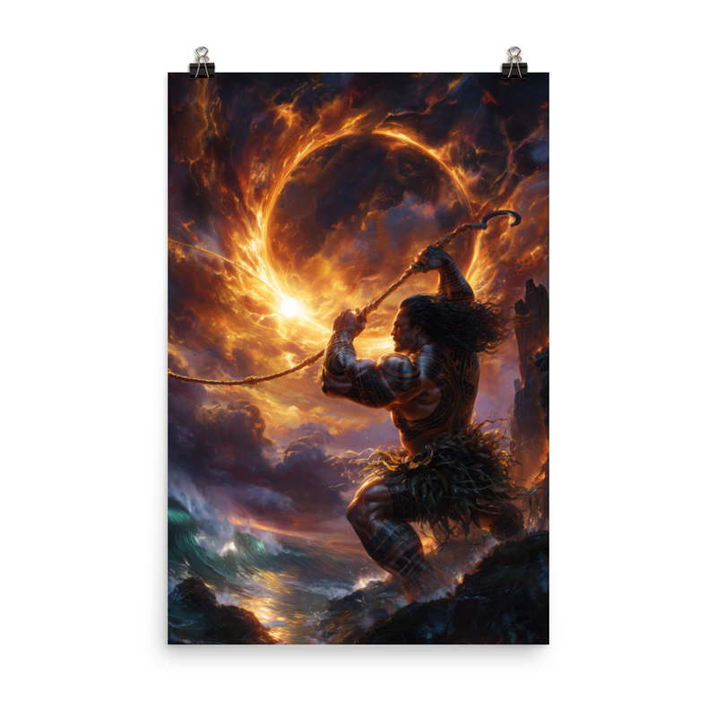 Maui Demigod 2 — 24″×36″ poster mockup