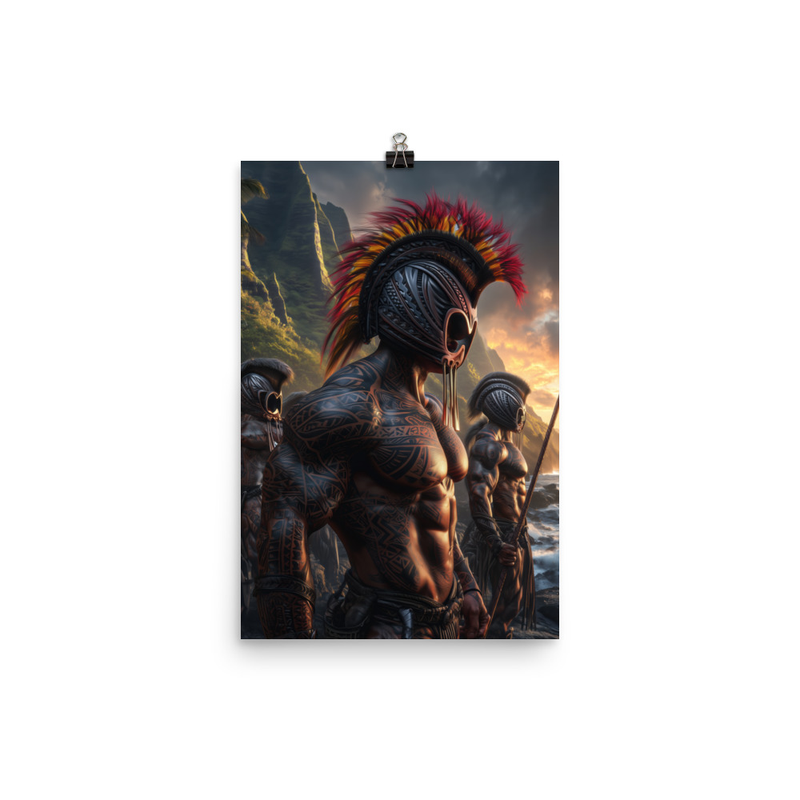 Koa Ikaika Warriors 3 — 12″×18″ poster mockup