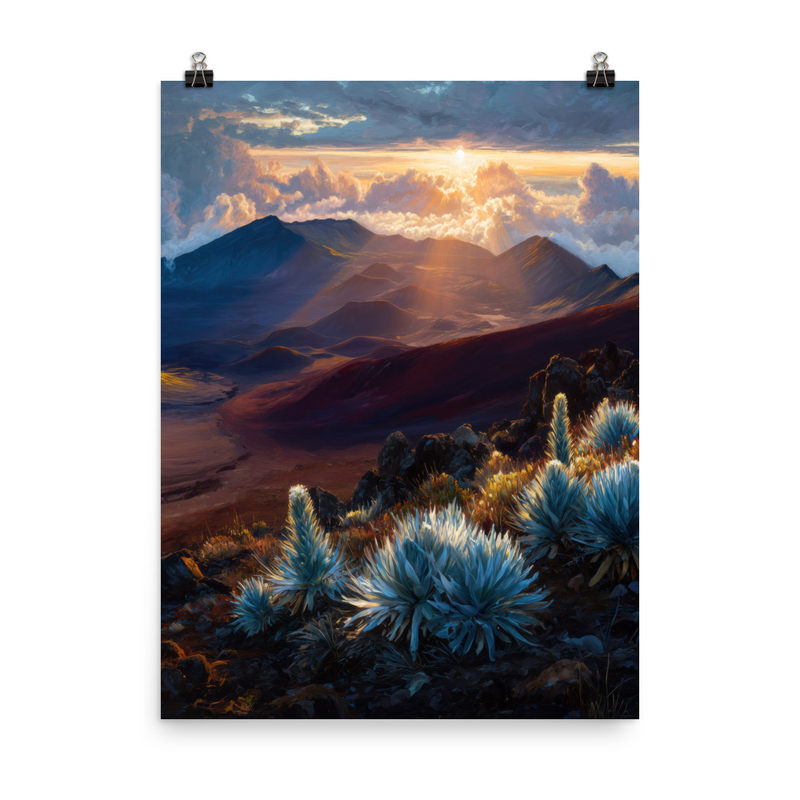 Haleakala Sunrise 2 — 18″×24″ poster mockup