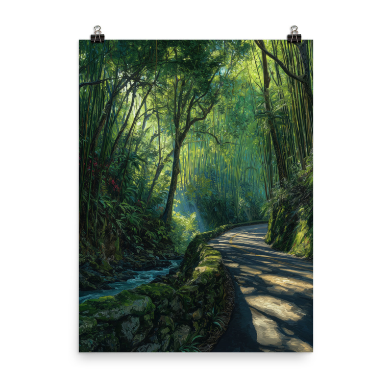 Road to Hana 1 — 18″×24″ poster mockup