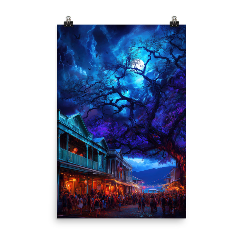 Lahaina Halloween 2 — 24″×36″ poster mockup