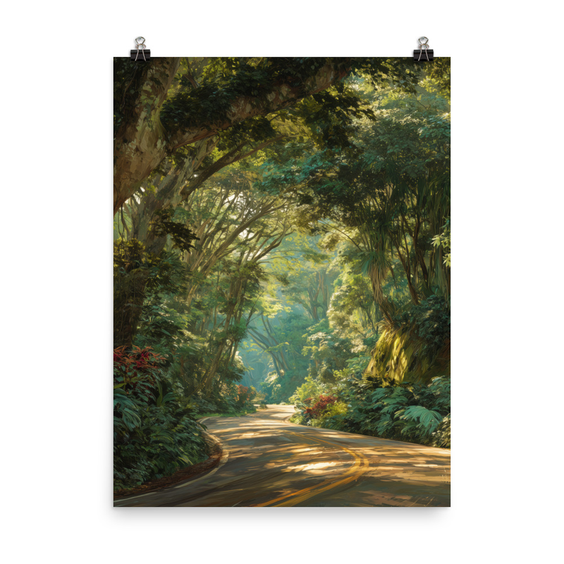 Road to Hana 3 — 18″×24″ poster mockup