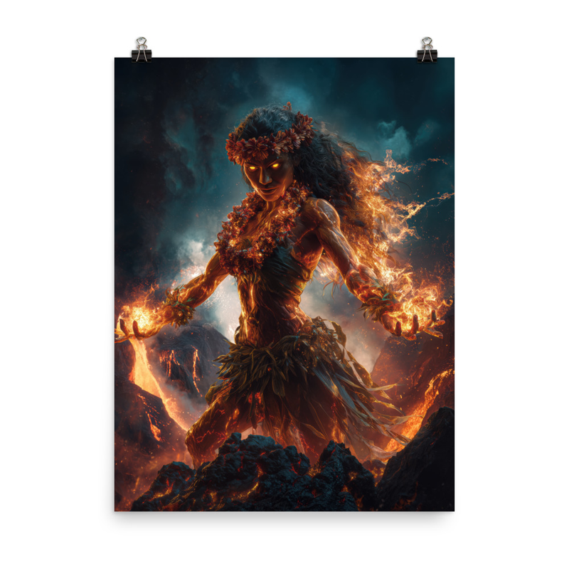 Pele 3 — 18″×24″ poster mockup
