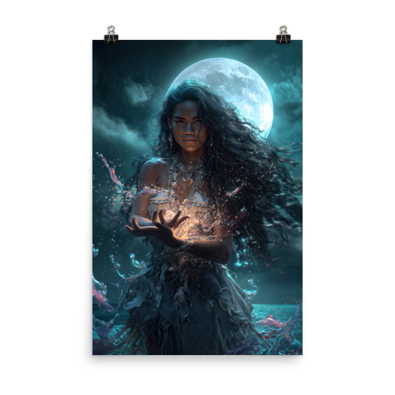 Hina 2 — 24″×36″ poster mockup