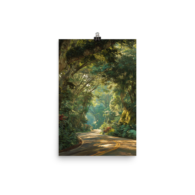 Road to Hana 3 — 12″×18″ poster mockup