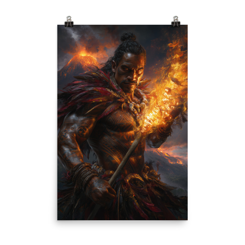 Ku God of War 3 — 24″×36″ poster mockup