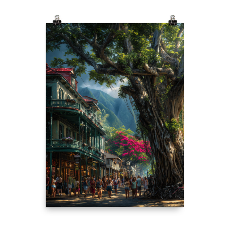 Lahaina 1 — 18″×24″ poster mockup