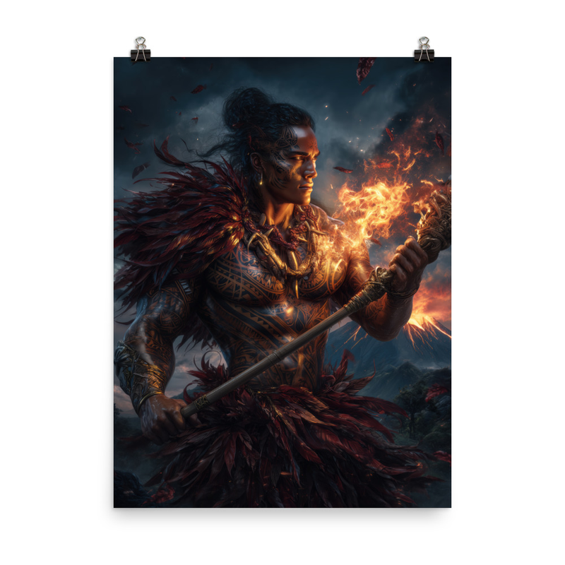 Ku God of War 2 — 18″×24″ poster mockup