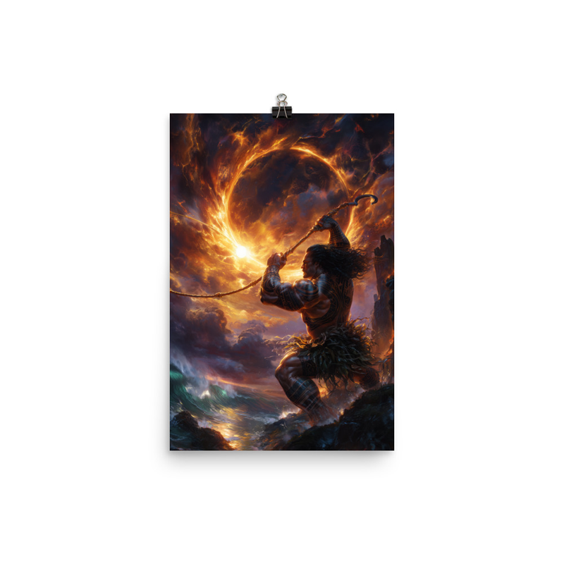 Maui Demigod 2 — 12″×18″ poster mockup