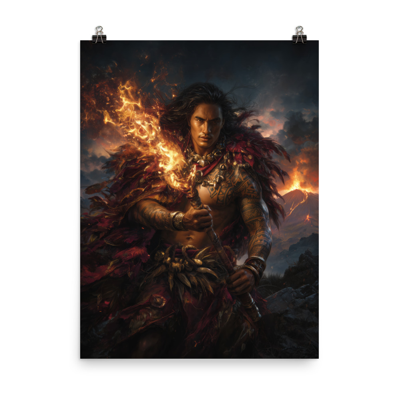 Ku God of War 4 — 18″×24″ poster mockup