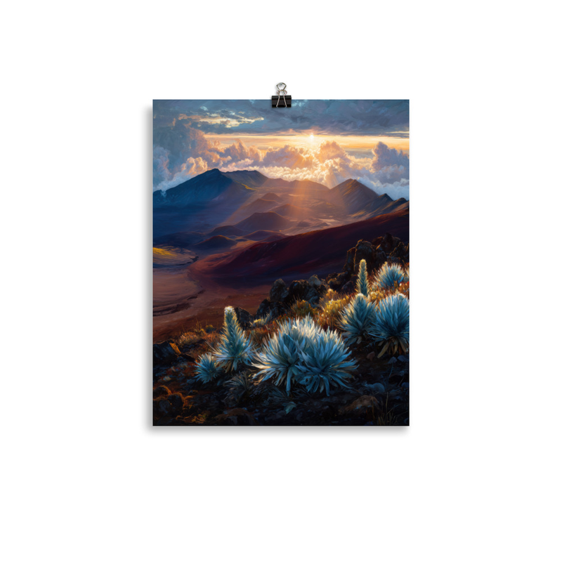 Haleakala Sunrise 2 — 11″×14″ poster mockup