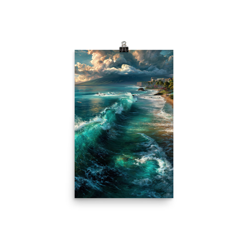 Kaanapali — 12″×18″ poster mockup