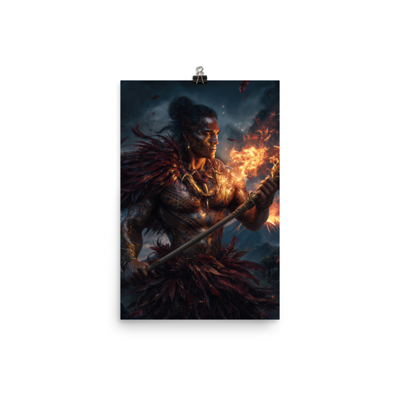 Ku God of War 2 — 12″×18″ poster mockup