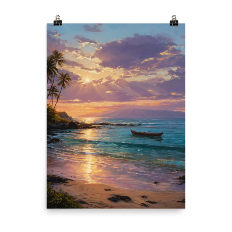 Wailea Beach 2 — 18″×24″ poster mockup