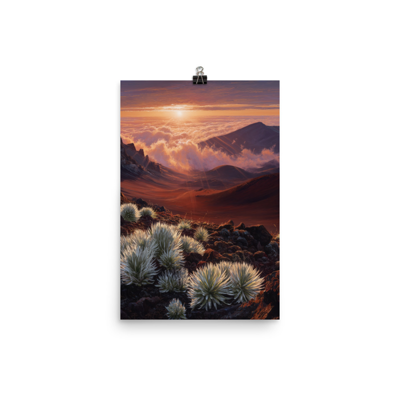 Haleakala Sunrise 1 — 12″×18″ poster mockup