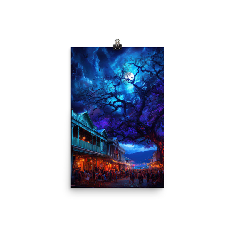 Lahaina Halloween 2 — 12″×18″ poster mockup