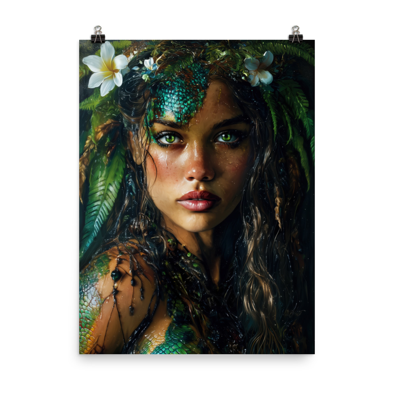 Moo Wahine 1 — 18″×24″ poster mockup