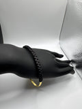 Handmade Lauhala Wrapped Bangle, Hawaiian Woven Bracelet in Black or Red, Authentic Pandanus Leaf Cuff, Sized 8.5 or 9.5