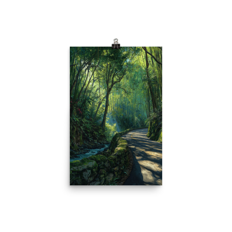 Road to Hana 1 — 12″×18″ poster mockup