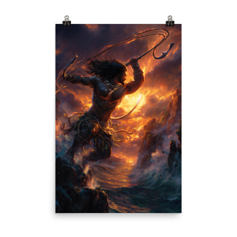 Maui Demigod 7 — 24″×36″ poster mockup