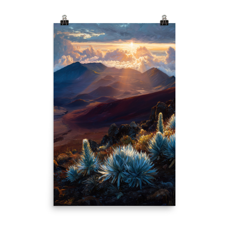 Haleakala Sunrise 2 — 24″×36″ poster mockup