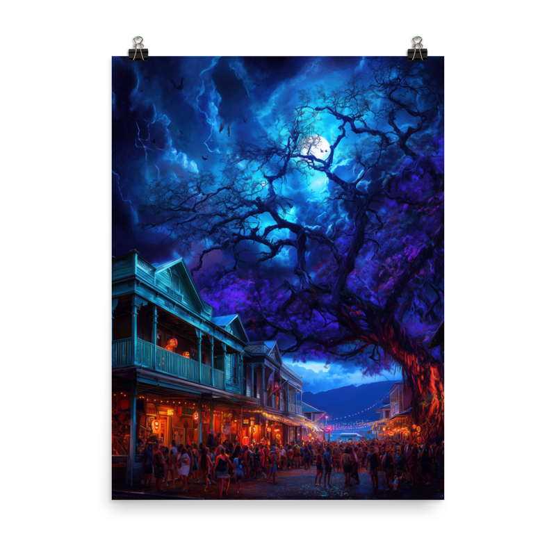 Lahaina Halloween 2 — 18″×24″ poster mockup