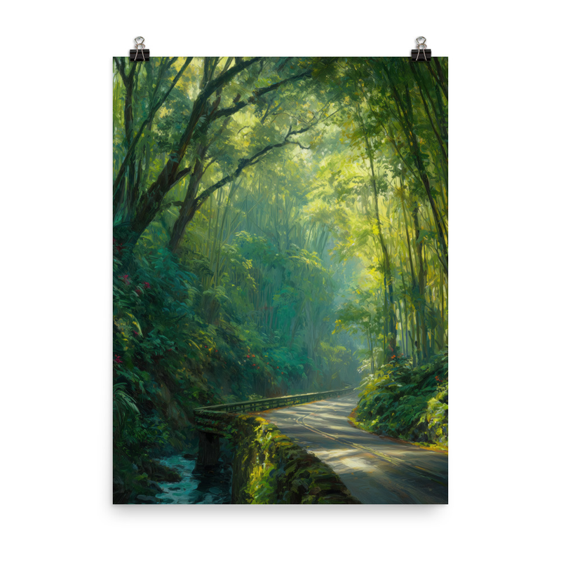 Road to Hana 2 — 18″×24″ poster mockup