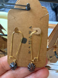 Gold Opihi Awa Earrings