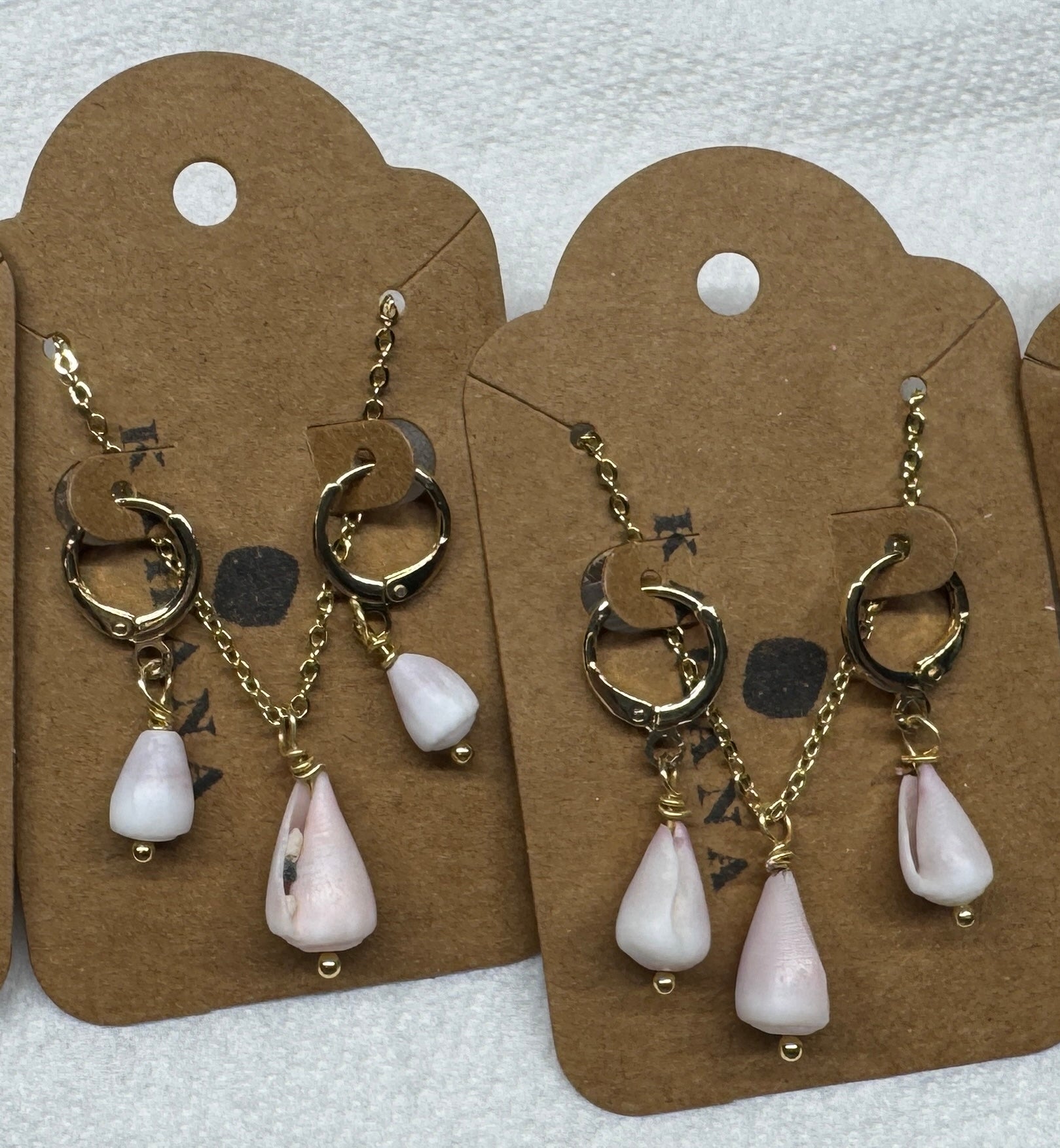 Cone Shell Necklace and Earring Sets