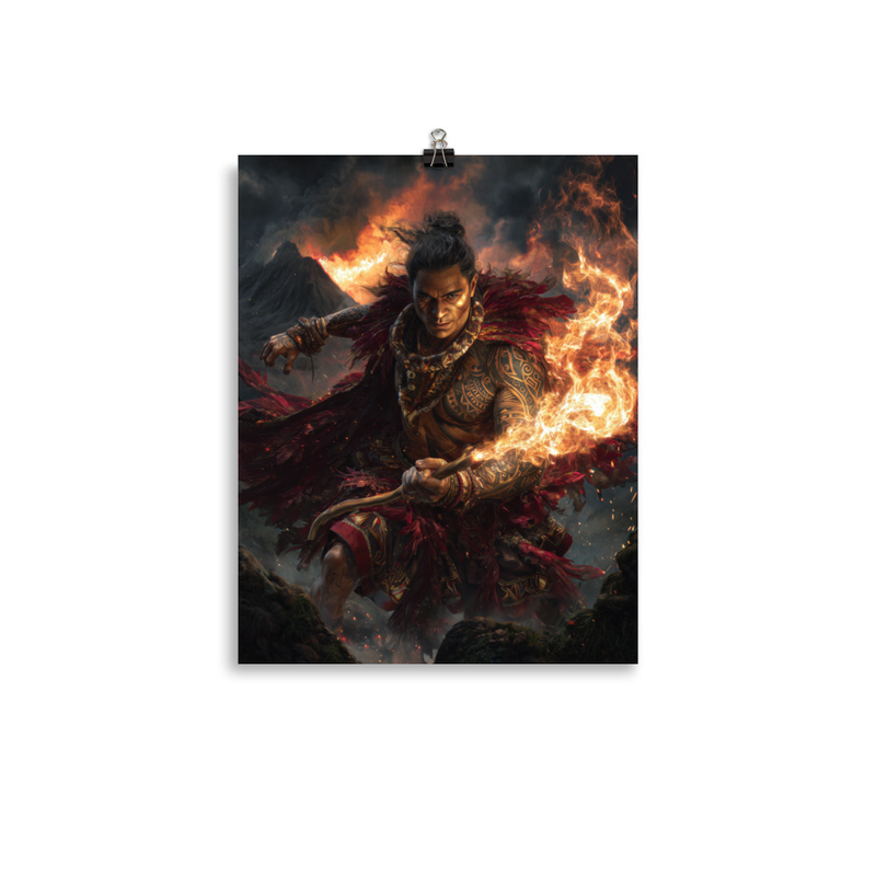 Ku God of War 1 — 11″×14″ poster mockup
