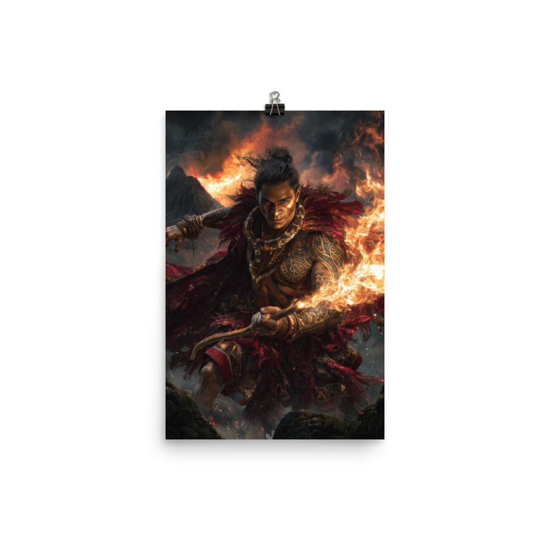 Ku God of War 1 — 12″×18″ poster mockup
