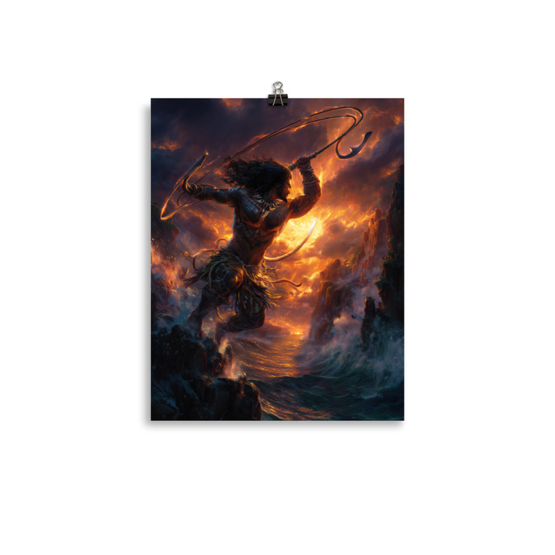 Maui Demigod 7 — 11″×14″ poster mockup