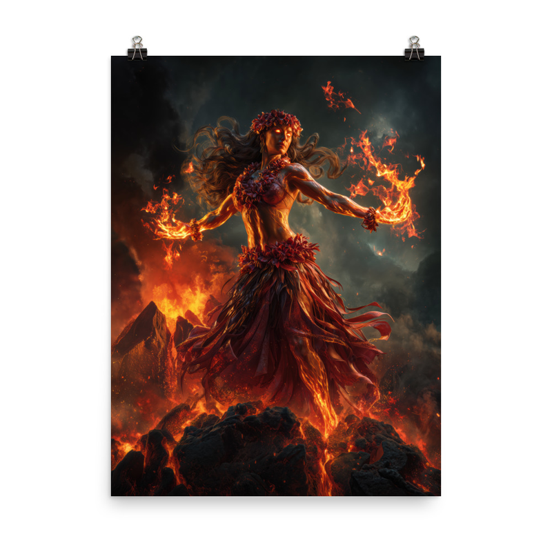 Pele 1 — 18″×24″ poster mockup