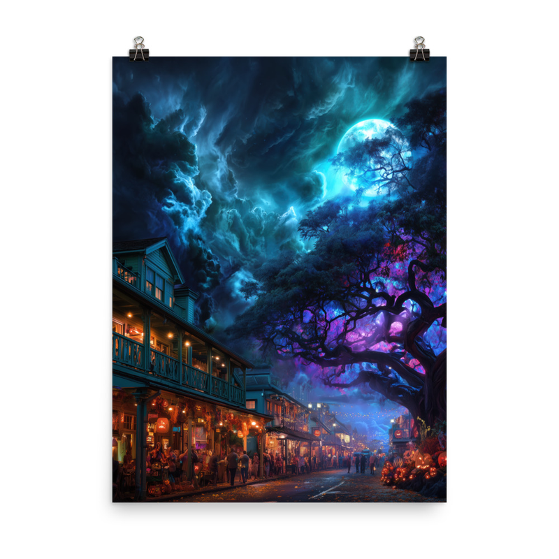 Lahaina Halloween 1 — 18″×24″ poster mockup