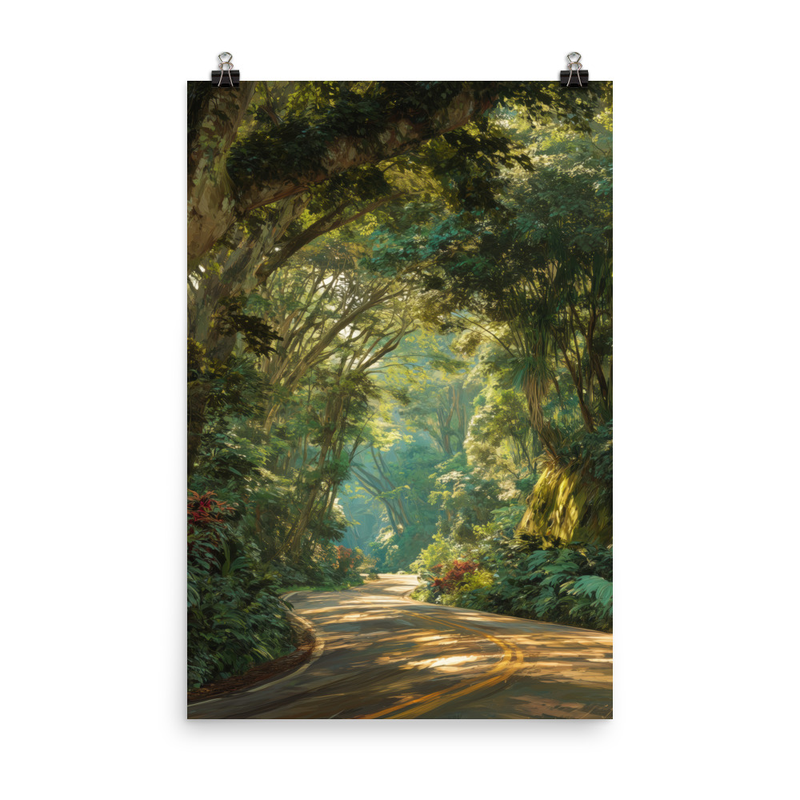 Road to Hana 3 — 24″×36″ poster mockup