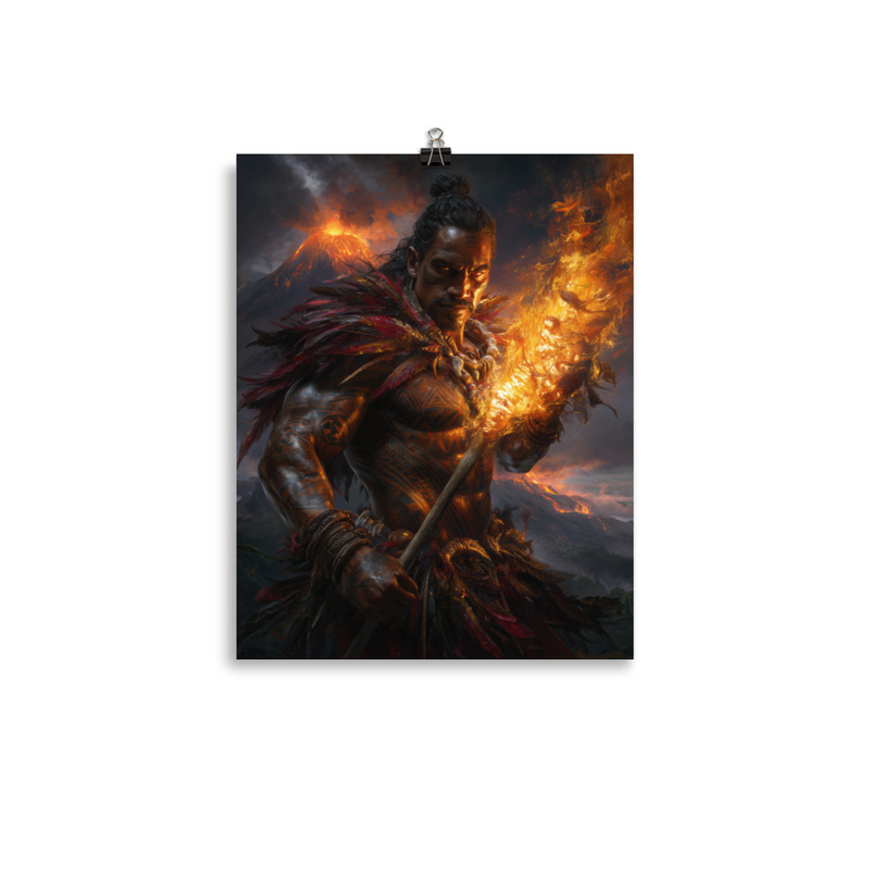 Ku God of War 3 — 11″×14″ poster mockup