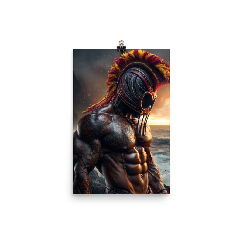 Koa Ikaika Warrior 1 — 12″×18″ poster mockup