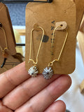 Gold Opihi Awa Earrings