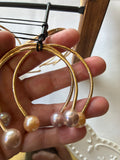 14 kt GF Cuffs with 2 pearls
