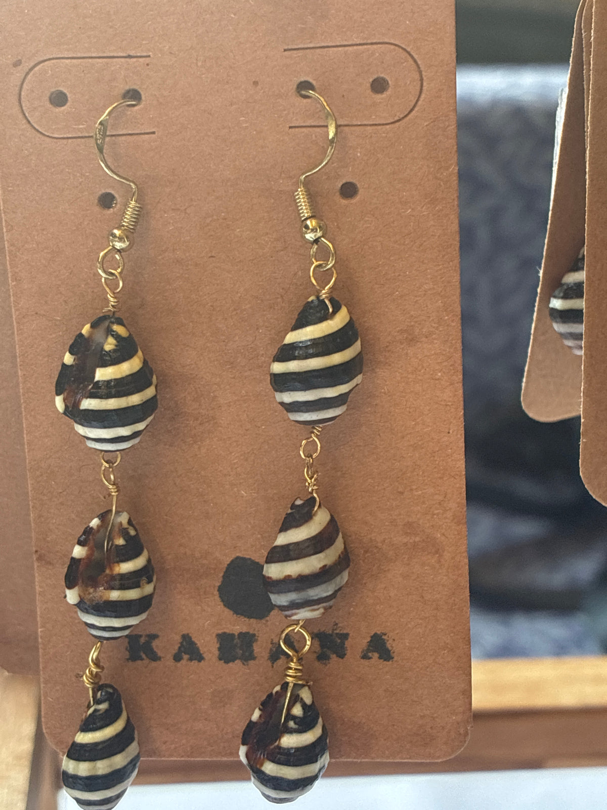 Gold Shell Earrings
